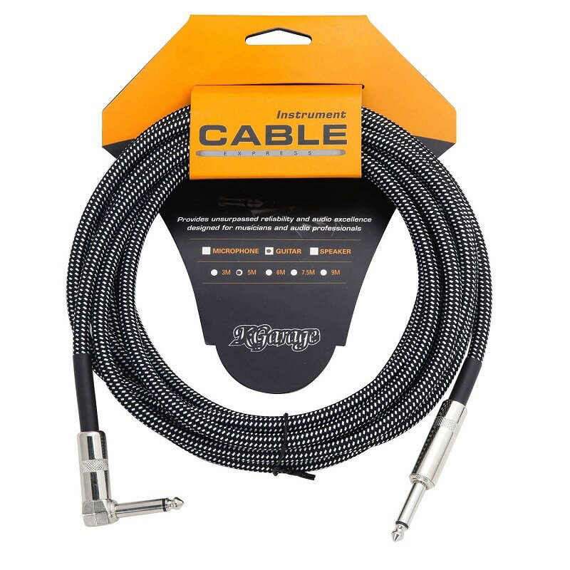 ■商品紹介おしゃれなファブリックジャケットケーブル。巻きグセ、ねじれに強く取り回しやすく扱い易い、ファブリック・ジャケットをまとった、スタイリッシュな楽器用5mケーブルです。検索キーワード：イケベカテゴリ_楽器アクセサリ_シールドコード_シールドコード_K-Garage_新品 SW_K-Garage_新品 JAN:4515515853370 登録日:2024/10/30 シールドコード ギターシールド シールド シールドケーブル ギターケーブル