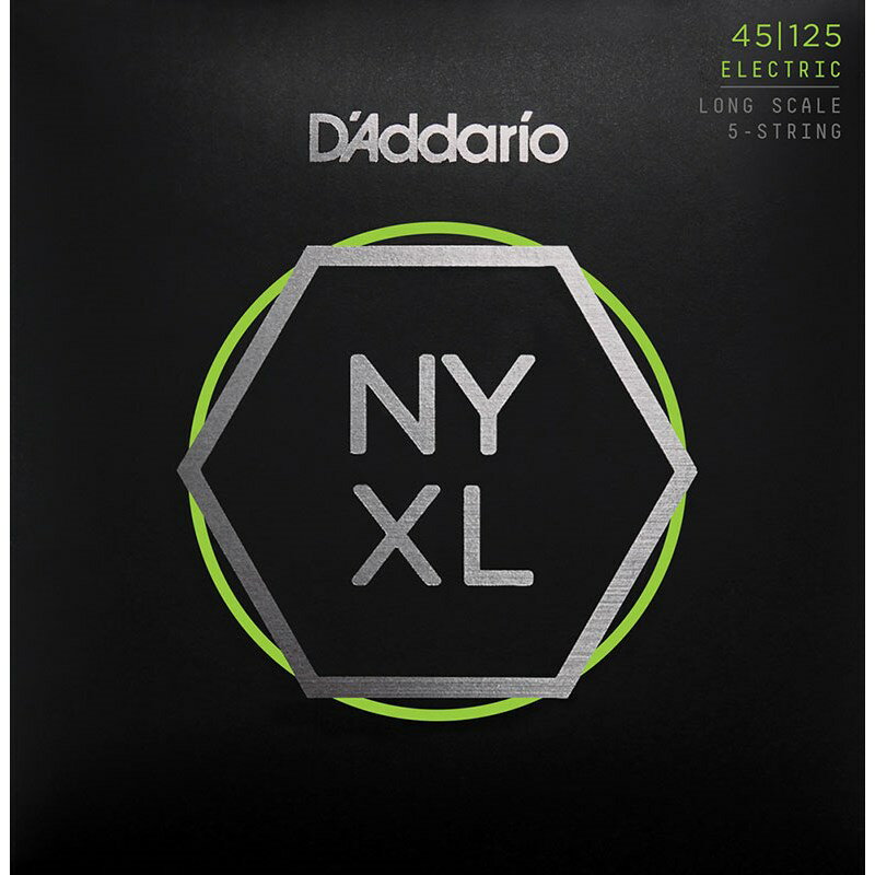 ■商品紹介D’Addario NYXL SeriesD'Addarioが再構築したエレキベース弦がベースプレイヤーに新しいサウンドの可能性をお届けします。NYXL Bassは、D'Addario独自の高炭素カーボン「NY STEEL」を芯線に採用し、既存のベース弦よりさらに広いダイナミックレンジサスティンを持った弦に仕上がっております。全てのプレースタイルに応えられるよう精密にデザインされており、ディープで力強くパンチの効いた低音と、倍音のレスポンスが際立っているのが特徴です。これに加えて、抜群のチューニング安定性と圧倒的強度を誇る、べーシスト垂涎の弦が登場しました。・よりバランスが取れ汎用性の高い弦に仕上がりました。・ニッケルメッキの巻き弦で快適な質感を実現し、調和の取れたサウンド。・ダイナミックレンジとサステインが向上しました。・D'Addarioの高炭素カーボン「NY STEEL」を芯弦に採用し、チューニングの安定性と弦の強度が格段に向上しました。■ゲージ： .045-065-085-105-125検索キーワード：イケベカテゴリ_楽器アクセサリ_弦_ベース弦_D’Addario_新品 SW_D’Addario_新品 JAN:0019954243180 登録日:2017/07/22 ベース弦 ダダリオ