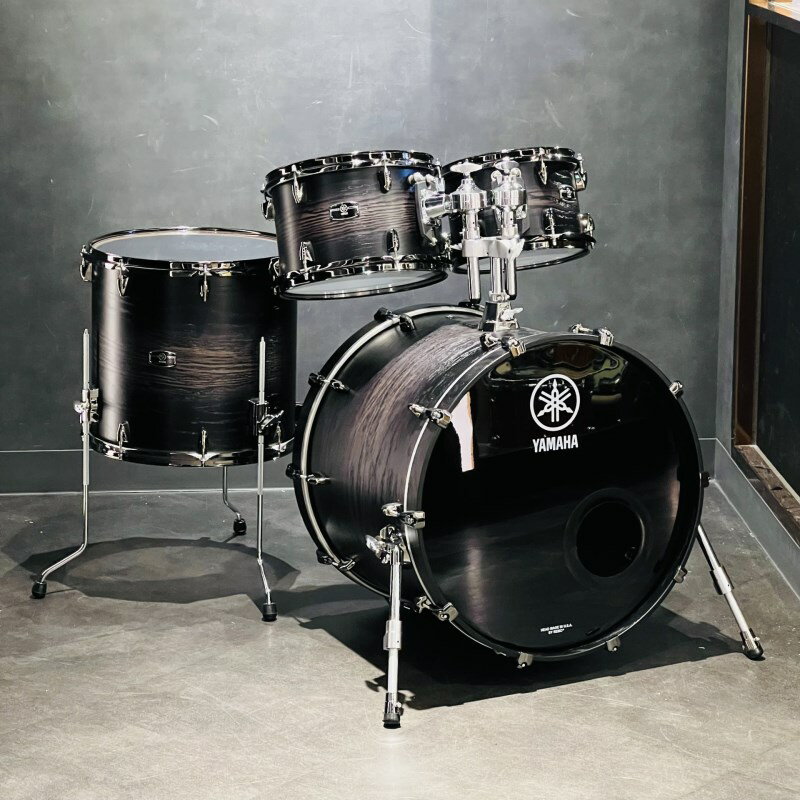 LIVE CUSTOM HYBRID OAK 4pc Drum Set [LHB2218 + LHP6F3 (BD22，FT16，TT12＆10) / UZU チャコールサンバースト] YAMAHA (新品)