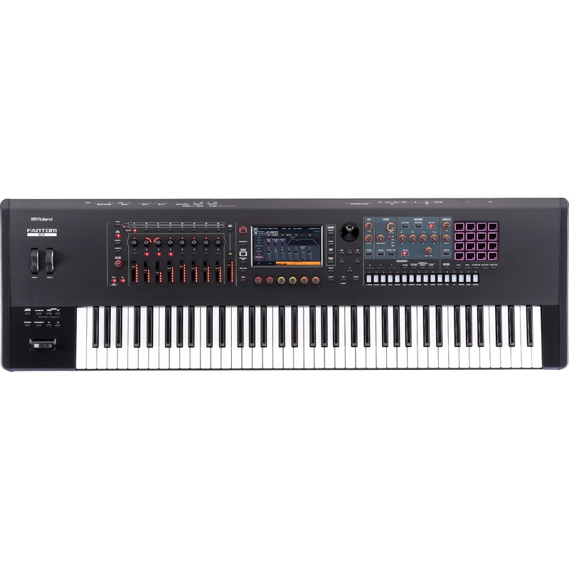 イケベ楽器楽天ショップのFANTOM-7EX (76鍵盤) MUSIC WORKSTATION ローランド シンセサイザー ※配送事項要ご確認 Roland (新品)｜アングル3