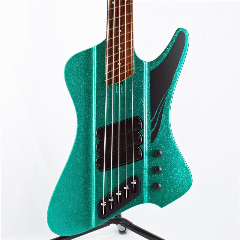 USED 中古 D-Roc Standard 5strings (Gloss Metalflake Aquamarine) DINGWALL (ユーズド 美品)