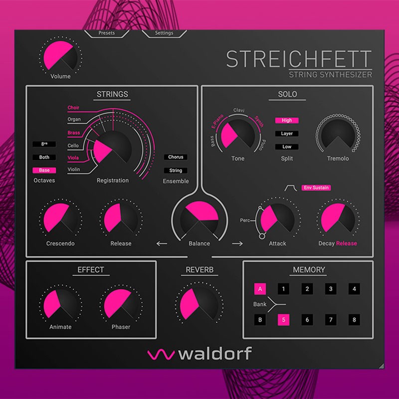 Streichfett Plugin(代引不可)(オンライン納品) Waldorf (新品)