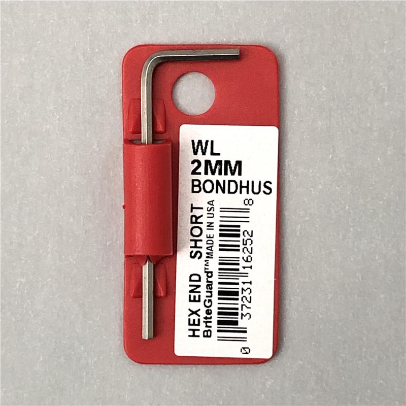 ■商品紹介ボンダス 六角レンチミリサイズ／2mmボンダス社は1960年、アメリカ ミネソタ州のモンテセイロで誕生しました。1964年には世界で初めてボールポイント六角レンチを発案。1967年に本格販売を開始、アメリカ国内での特許を取得しました。特許がオープンになった現在、同型のレンチは各社から発売されていますが、自動車用工具で有名なスナッオンの製品をOEM供給しているように、ボンダス社のボールドライバーはトップクラスの評価を受け続けています。検索キーワード：イケベカテゴリ_楽器アクセサリ_メンテナンス用品_工具_BONDHUS_新品 SW_BONDHUS_新品 JAN:0037231162528 登録日:2025/05/07 ボンダス