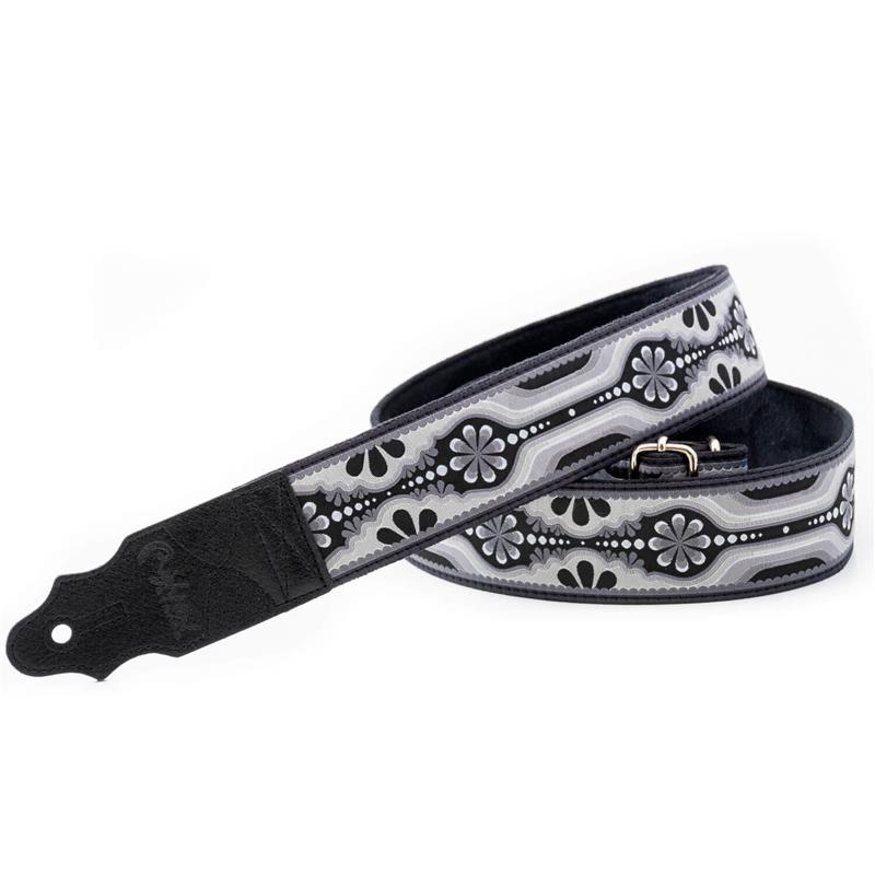 ■商品紹介STANDARD PLUS， Vintage Style Guitar StrapsLAURELは、1960〜70年代に花開いたローレル・キャニオンのフォークロック・シーンへ敬意を込めたギターストラップです。ジャカード柄が当時の自由でクリエイティブな空気を思わせ、どんなギターにも上品なヴィンテージ感をプラスします。肌触りのよいマイクロファイバー裏地と低反発ラテックスパッドが肩への負担を軽減し、長時間のステージやリハーサルでも快適な装着感を実現します。長さは90cm〜150 cmで細かく調整でき、立奏・座奏を問わず幅広い演奏スタイルに対応します。〜ブランド紹介〜RightOn! STRAPS(ライトオン！ストラップス)は、スペインでファッションブランドを手がけるGilcar社のブランドとして、2012年に生まれました。Gilcar社はDiesel、Zara、Massimo Dutti、Mango、Desigual、Adolfo Dominguez、Carolina Herrera等の国際的なブランドのベルト、バッグ、ブレスレットを始め、多岐にわたる革製品を作っております。品質に厳しいアパレル市場に製品を供給してきた歴史は40年以上に渡ります。スペック■幅：5cm■長さ：90〜150cm■素材：布/ヴィーガンレザー/GRS認証ファブリック【※ご注意ください。こちらの商品はお取り寄せ品です。※】メーカー在庫がある場合は約1週間程度でご用意可能ですが、在庫切れの場合は数週間を要する可能性がございます。また、メーカー入荷状況によってはご用意できない可能性もございますので、予めご了承ください。お急ぎのお客様はメール、または、お電話でお問い合わせ下さいませ。検索キーワード：イケベカテゴリ_楽器アクセサリ_ギターストラップ_RIGHTON STRAPS_新品 SW_RIGHTON STRAPS_新品 JAN:8436612540658 登録日:2025/11/23 ストラップ ギターストラップ ライトオン