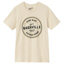 【創業50周年大決算SALE】 Handmade in Nashville Tee (Cream)(Extra Large) [GA-TEE-HAND-CRM-...