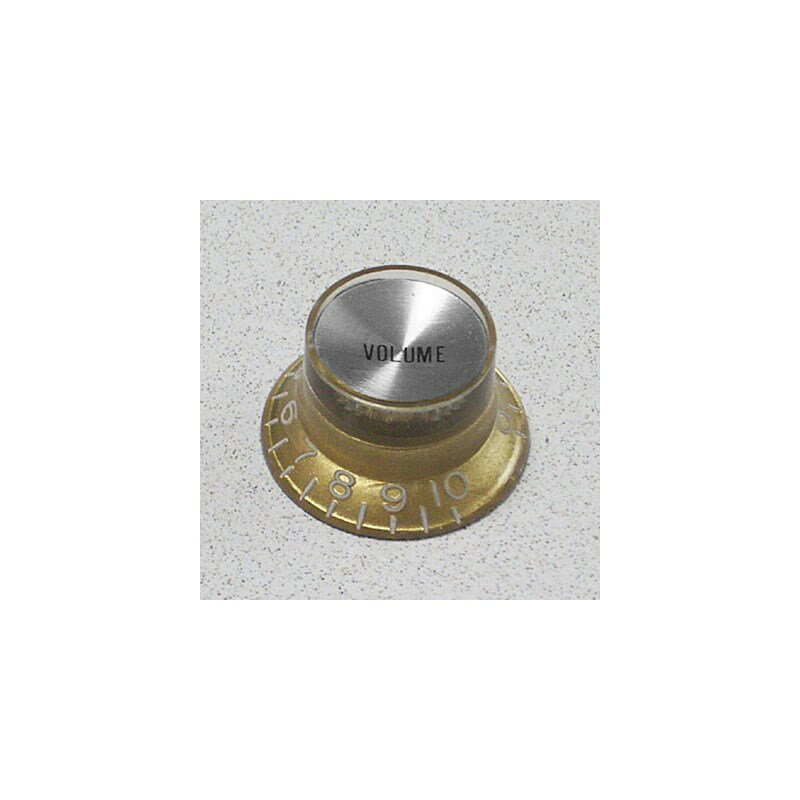 �ڴ��ָ��ꥻ����� Selected Parts / Metric Reflector Knob Volume Gold (Silver Top) [8857]...