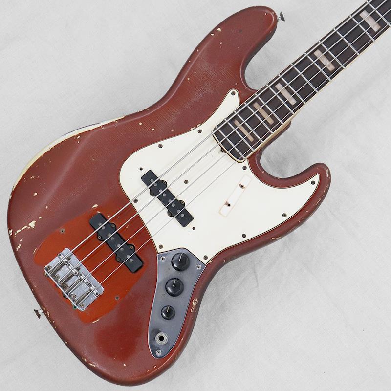 イケベ楽器楽天ショップのVINTAGE Jazz Bass '69 Matching Head CandyAppleRed/R Fender USA (ヴィンテージ やや使用感あり)｜アングル2