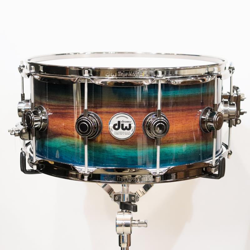 DR866514SSN552 [Collector's SonicPly Snare Drum 14''×6.5'' - Natural to Quick Royal Blue Burst over Horizontal Padauk] dw (新品)