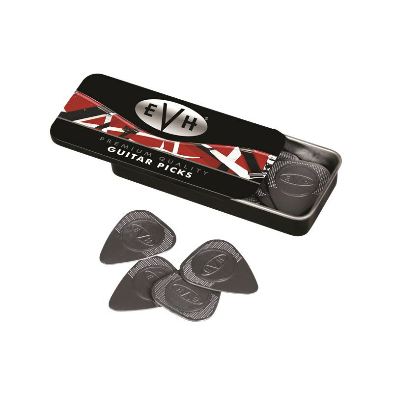 ■商品紹介Edward Van Halen Signature Collectors Edition Guitar Picks全エディーファン必見！エドワード・ヴァン・ヘイレン・ピックセットが登場致しました！オリジナル・ピックケースに、EVHピックが12枚入った、お得なセットです。ピックはナイロン製のミディアム（0.60mm）。検索キーワード：イケベカテゴリ_楽器アクセサリ_ピック_EVH_新品 SW_EVH_新品 JAN:0717669721206 登録日:2009/09/29 ピック ギターピック バンヘイレン ヴァンヘイレン