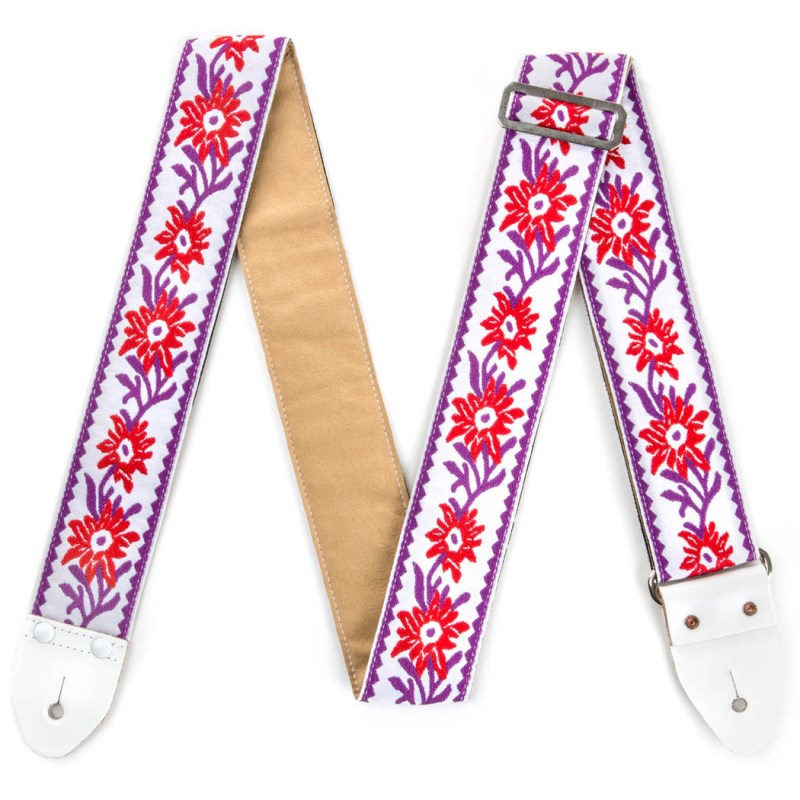 ■商品紹介Authentic Hendrix StrapAuthentic Hendrixと提携して、音楽史上最も影響力のあるギタリストの1人「Jimi Hendrix」の幻想的な精神とスタイルをイメージして作られたストラップコレクション。Authentic Hendrix Shreveport Strap1968年、アメリカは文化的な変革期の最中でした。音楽で言えば、変革の中心はジミ ヘンドリックスでした。1968年7月31日にルイジアナ州のMunicipal Auditoriumで行ったライブはソールドアウト。ステージセッティングは簡単なものだったが、1人のギターを抱えた男とアンプが音楽を奏でれば時代の変革を感じさせるには十分であった。 ■幅：約5cm■長さ：約70cm〜約140cm※画像はイメージです。※製造時期により以下の点の仕様が予告なく変更となる場合がございます。なお、いずれかの仕様のご指定は承っておりませんので何卒ご了承くださいますようお願いいたします。 　・レザーエンド リベットの有無 　・レザーエンド形状 　・レザー材質 　・リベット、金具の種類検索キーワード：イケベカテゴリ_楽器アクセサリ_ギターストラップ_Dunlop (Jim Dunlop)_新品 SW_Dunlop (Jim Dunlop)_新品 JAN:0710137105195 登録日:2018/05/26 ストラップ ギターストラップ ダンロップ ジムダン ジムダンロップ