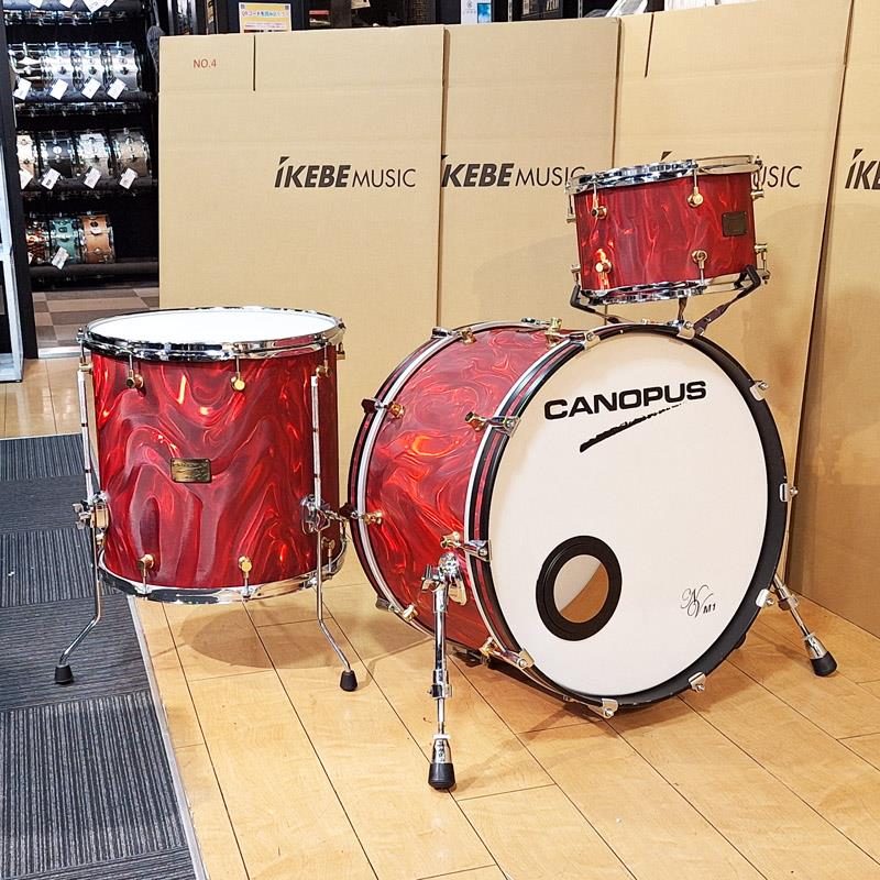 【値下げしました！】USED 中古 NV60-M1EX Classic Kit 12 Red Satin [22BD.12TT.16FT] CANOPUS (ユーズド やや使用感あり)