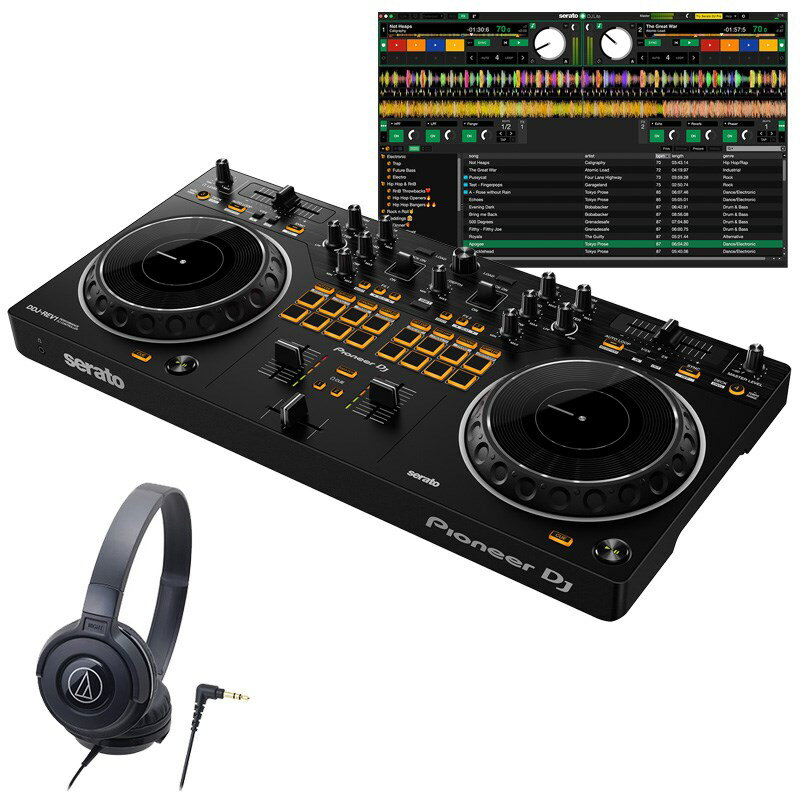  DDJ-REV1 + ATH-S100BK إåɥۥ󥻥å ̵Serato DJ Liteб Pioneer DJ ()