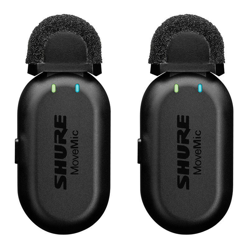 Shure - MoveMic Two(MV-TWO-J-Z6)(2チャンネル・クリップオン・ワイヤレスマイク) 【国内正規品】 SHURE (新品)