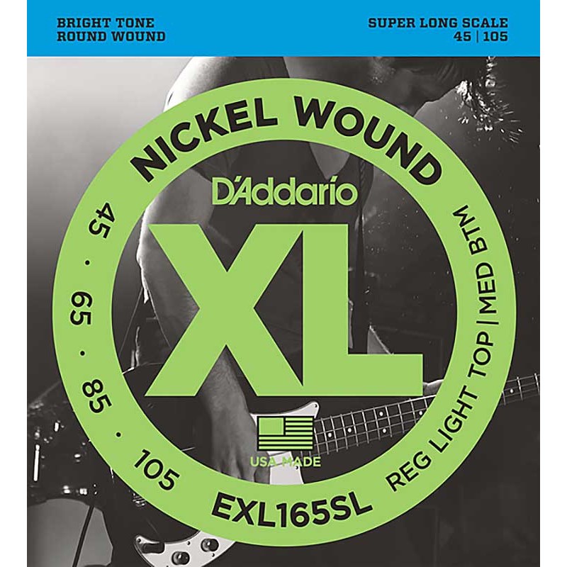 XL Nickel Round Wound EXL165SL D’Addario (新品)