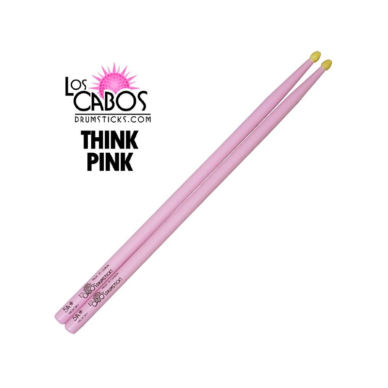 LCD5APINK White Hickory 5A 【Think Pink -Drummers Supporting Breast Cancer Research】 LOS CABOS (新品)