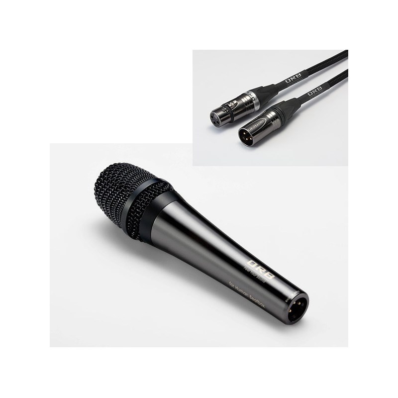 Clear Force Microphone premium for Human Beatbox/CF-3FHB【専用マイクケーブルJ10-XLR Pro(5m)セット】 ORB (新品)