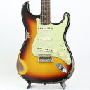 2023 Collection Time Machine 1960 Stratocaster Heavy Relic (Aged 3-Color Sunburs...