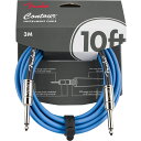 CONTOUR SERIES INSTRUMENT CABLE (10feet/LAKE PLACID BLUE)(#0990571102) Fender USA (新品)