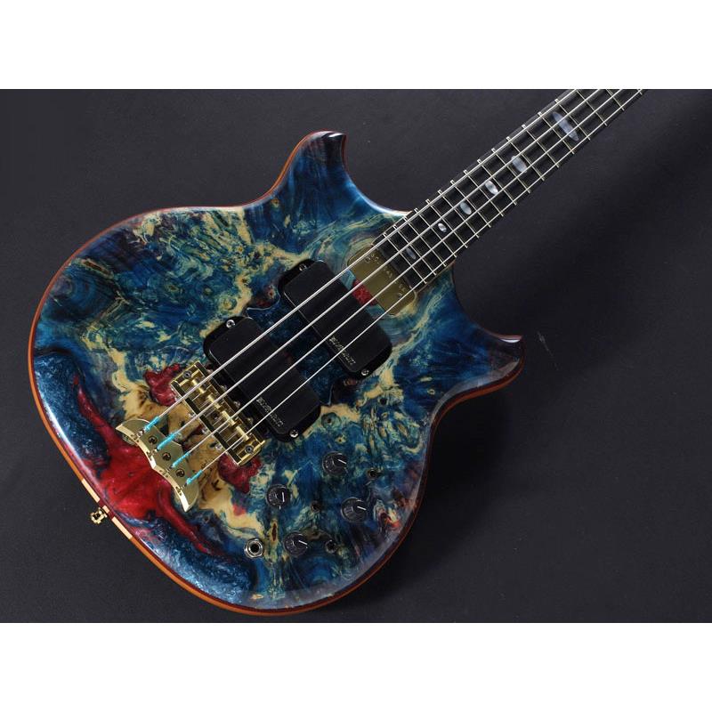 SCSB4 Buckeye Resin [Stanley Clark Signature Deluxe w/Side LED's Blue] ALEMBIC (����)