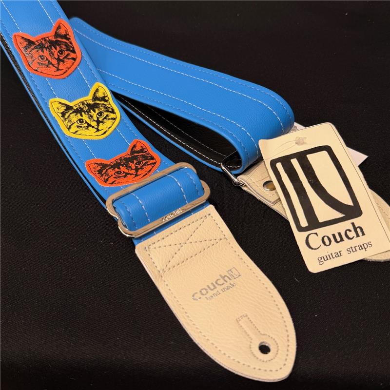 ニャン・ニャン・ニャン Runway BL/OR/YW/OR Couch Guitar Strap (新品)