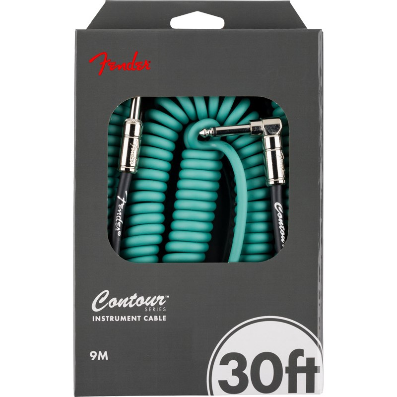 �ڿ��ڴ���祻����� CONTOUR SERIES COIL INSTRUMENT CABLE 30FEET (SHERWOOD GREEN)(#0990573046) Fender USA (����)