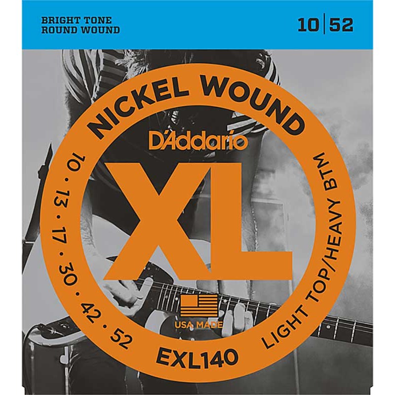 ■商品紹介XL NICKEL独特なブライトサウンド、素晴らしいイントネーション。世界中のミュージシャンからの圧倒的な支持を誇る、言わずと知れたエレキ弦のスタンダード。■仕様詳細EXL140 Light Top/Heavy Bottom1st:0.0102nd:0.0133rd:0.0174th:0.0305th:0.0426th:0.052検索キーワード：イケベカテゴリ_楽器アクセサリ_弦_エレキギター弦_D’Addario_新品 SW_D’Addario_新品 JAN:0019954141356 登録日:2016/05/15 エレキギター弦 ギター弦 エレキ弦 ダダリオ