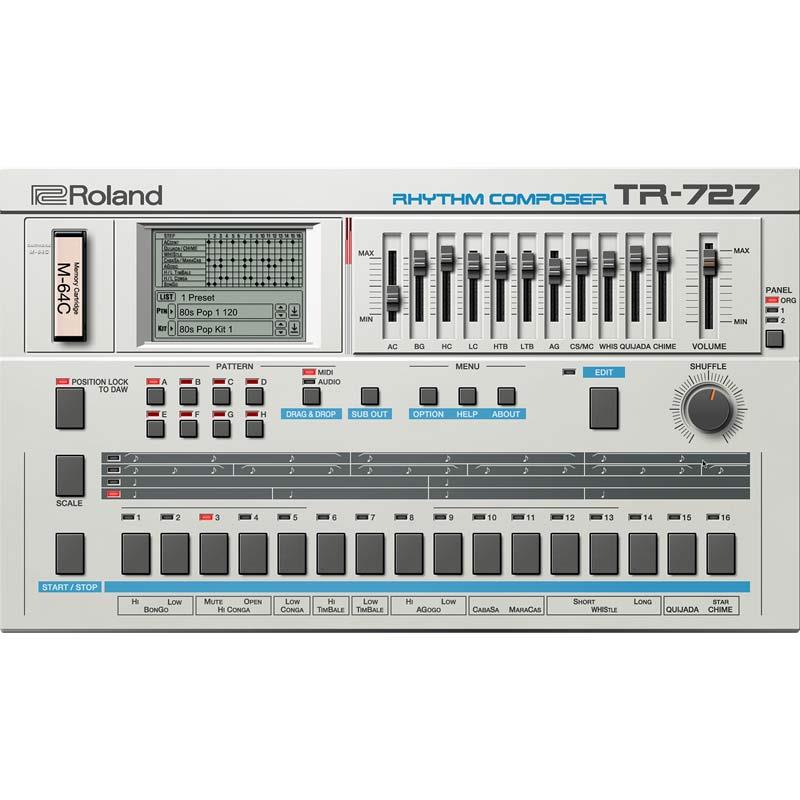 TR-727 Software Rhythm Composer [Lifetime Key] (ローランド)(ソフトシンセ)(オンライン納品) Roland (新品)
