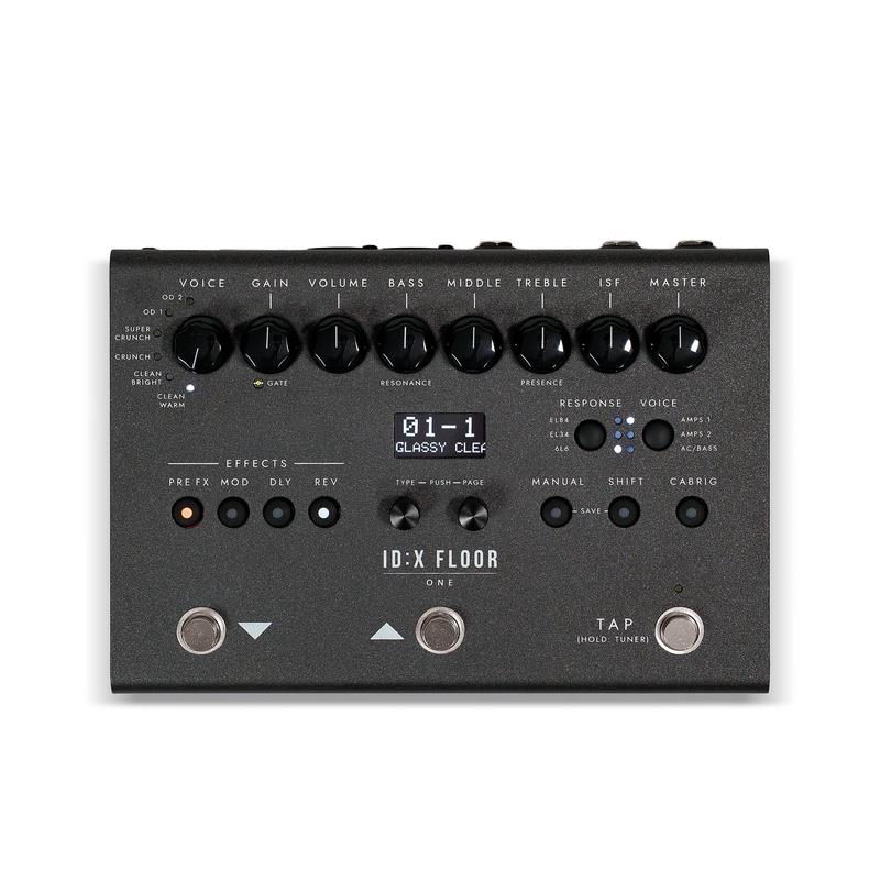 ■商品紹介ID:X Floor は、エレキギター、ベース、アコースティックギター向けのハイパフォーマンスな先進 DSP モデラーです。プロ品質のサウンド、直感的な操作性、そして充実した接続性を備えています。Blackstar の高度なコンポーネントレベルのデジタル・モデリング技術により、真空管アンプの持つ本質的なキャラクターを忠実に再現し、妥協のないトーンとフィールを実現します。ID:X Floor は、単なるモデルではなく、「本物のアンプを弾いているように感じられる」ことを目指して設計されています。Blackstar ならではのモダンボイシングはもちろん、歴史的かつ象徴的なアンプを再現した Amped モデルも使用可能。高精度のモデリング、In The Room 技術、そして独自のパワーバルブ・レスポンス・コントロールの組み合わせにより、指先に生きた反応が返ってくる、真にリアルなアンプ体験を提供します。・ 本物のアンプのフィールとレスポンスを実現しつつ、ノンメニューのシンプルなノブ操作で扱える、ハイエンドなデジタル性能と高い柔軟性。・ Blackstar および Ampton の 12 種類のギターアンプモデル、3 種類のベースアンプモデル、 2 種類のアコースティックボイス、アコースティックシミュレーター、さらに 35 種以上のエフェクトを搭載。・ IR ベースの CabRig スピーカー／マイク・シミュレーションに加え、「In The Room」技術を搭載。　 あらゆる環境に対応できる多彩な入出力端子を備えた柔軟な接続性。・ 直感的なノブ操作と強力な DSP を組み合わせた設計。・ Blackstar および Ampton のクラシックな真空管アンプのトーンを再現する、12 種類の本格的なコンポーネントレベル・ギターアンプモデル。・ 3 種類のベースアンプモデル、2 種類のアコースティックボイス、さらにアコースティックシミュレーターを搭載。・ 独自の ISF（Infinite Shape Feature）により、自分だけのサウンドを構築可能。・ 選択可能なパワーバルブレスポンス（EL84、EL34、6L6）が、本物の真空管アンプの弾き心地を再現。・ 35 種以上のプレミアムエフェクトを搭載し、パネルから直接編集可能。・ 独自技術「In The Room」により、実際のアンプが鳴っているかのような、生き生きとしたダイナミックなサウンドを実現。・ PA に直接送るフルシステムとしても、従来のアンプの前段に置くプロ仕様のエフェクトボードとしても使用可能。・ USB-C でオーディオインターフェースとして機能し、無料の Architect ソフトウェアで詳細編集が可能。・ OLED スクリーンにより、編集が容易でステージ上でも高い視認性を確保。・ 99 個のパッチを本体から直接作成・保存・呼び出し可能。・ 無料の Architect ソフトウェアを使用し、オンラインコミュニティとのパッチ共有や高度な編集に対応。Ampton のアンプモデルは、単なる静的プロファイルではなく、コンポーネント単位での詳細な解析・テスト・改良を重ねて作られた高度なデジタルモデルです。Series One アンプのデジタル化を基盤に、真空管回路の微細な動作や相互作用まで忠実に再現し、極めてリアルなトーンとフィールを実現しています。トーンスタックは本物の真空管アンプ同様に相互作用するよう設計され、パワーアンプモデリングでは真空管・トランス・スピーカー間の動的関係を再現することで、「アンプがその場で鳴っている」ような体験を提供します。深い技術分析と数百時間におよぶリスニングテストを経て、すべての要素が超低レイテンシーの洗練されたアルゴリズムとしてまとめられています。〜その他スペック〜・アンプモデル：12種類のエレキアンプ、3種類のベースアンプ、2種類のアコースティックボイス・エフェクト：Pre FX ×14、モジュレーション ×10、ディレイ ×6、リバーブ ×5・パッチ数：99・タップテンポ：対応・重量：1.33 kg・寸法：215 × 68 × 155 mm・MIDI対応：対応（MIDI INのみ）・エクスプレッション／ボリュームペダル対応：非対応・拡張パッチ＆エフェクト切替機能：非対応検索キーワード：イケベカテゴリ_エフェクター_ギター用エフェクター_マルチエフェクター_Blackstar_マルチエフェクター_新品 SW_Blackstar_新品 JAN:4959112286900 登録日:2026/01/22 ブラックスター