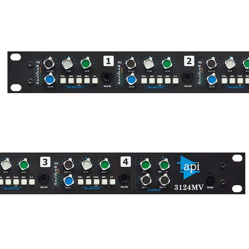 3124MV (3124Vのステレオミキサー/トランスバランス出力仕様モデル) 【お取り寄せ商品・納期3週間程】 API (新品) 3