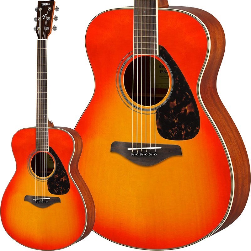 ■商品紹介ヤマハの大定番FG/FSシリーズがリニューアル！YAMAHA ACOUSTIC GUITAR FS SERIES1966年にヤマハ初の国産フォークギター「FG180」「FG150」が誕生してから、2016年で50周年を迎えます。その間、ヤマハは初心者用入門モデルからプロ用のモデルまで幅広いニーズに応えながら常に品質向上と技術革新を続け、さまざまな音楽シーンを支えてきました。2016年新たに生まれ変わった『FG/FSシリーズ』は、ラインアップの全モデルを一新。新たにデザインしたブレイシング（響棒）により中低音を強化し、さらに力強いサウンドを実現しました。そして、2種類のボディシェイプに加え、豊富なカラーバリエーションを用意し、幅広いプレーヤーのニーズに応えます。■新たにデザインしたスキャロップドブレイシングにより中低音を強化最新の技術を用いてシミュレーションと分析による試行錯誤を重ね、新たなデザインのブレイシングを開発しました。これにより、表板の耐久性を維持しながら、中低音域から低音域において、より力強い音と豊かな響きを実現しました。※本商品は店頭展示されていない場合がございます。試奏希望の際は予め店舗までお問合せくださいますようお願いいたします。■仕様詳細胴型: フォークタイプ胴厚: 90〜110mm弦長: 634mm表板: スプルース単板裏板・側板: マホガニーネック: ナト—指板・下駒: ローズウッド糸巻: ダイキャスト・クローム塗装: グロス仕上げソフトケース付き■カラー:・AB （オータムバースト）※製品の特性上、杢目・色合いは1本1本異なります。検索キーワード：イケベカテゴリ_アコースティック・エレアコギター_アコースティックギター_YAMAHA_FS SERIES_新品 SW_YAMAHA_新品 JAN:4957812668729 登録日:2023/05/22 アコースティックギター アコギ ヤマハ やまは