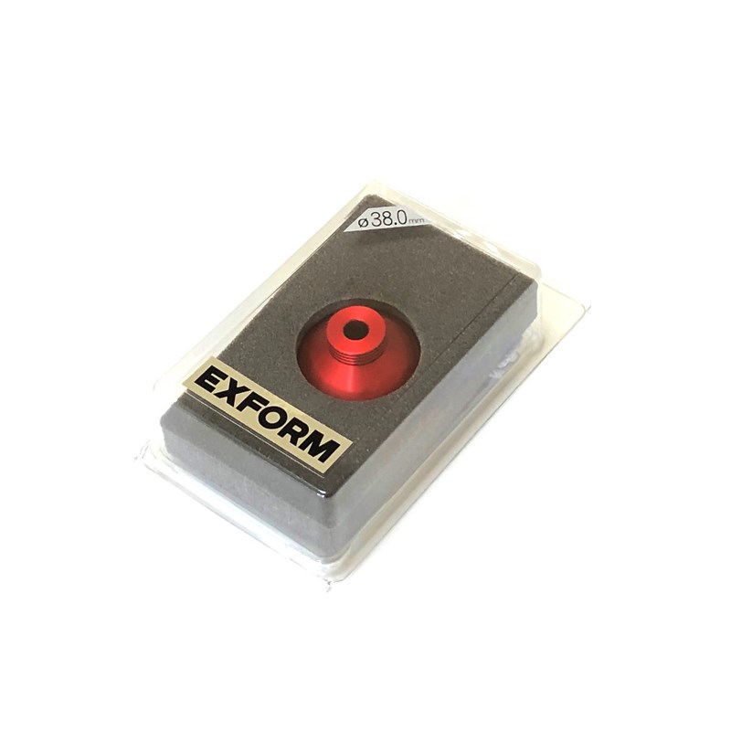プロDJ用EPアダプター 【EP-2DJ-RED】 (ドーナツ穴径φ38.0mm) EXFORM (新品)