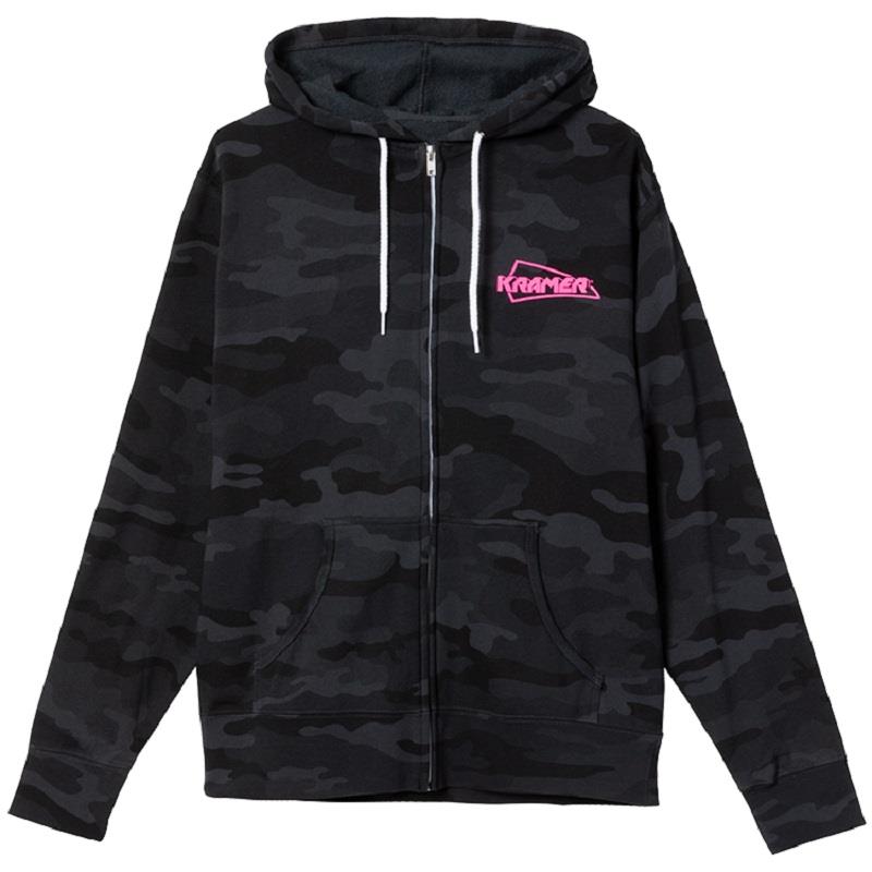 【新楽器応援セール】 Kramer Camo Fullzip Hoodie (Black) (XL) GA-KHDCMOXL Gibson (新品)