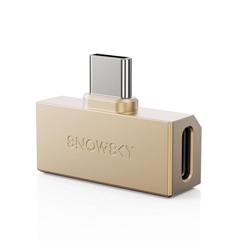 イケベ楽器楽天ショップのSnowsky TINY A(3.5+Type-C) Vintage Gold (ヴィンテージゴールド)(フィーオ)(ヘッドホンアンプ)(ポータブルオーディオ)(ハイレゾ)(FIO-SSTINYA-35TC-G) FiiO (新品)｜アングル2