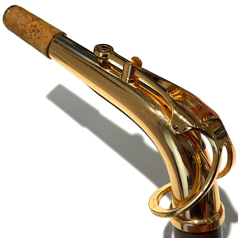 USED 中古 アルトサックス用ネック メーカー不明 ゴールドラッカー仕上げ その他ブ...