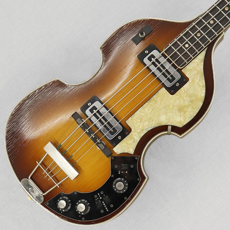イケベ楽器楽天ショップのVINTAGE Model 500/1 Bass w/Sound Mix late60's Hofner (ヴィンテージ やや使用感あり)｜アングル2