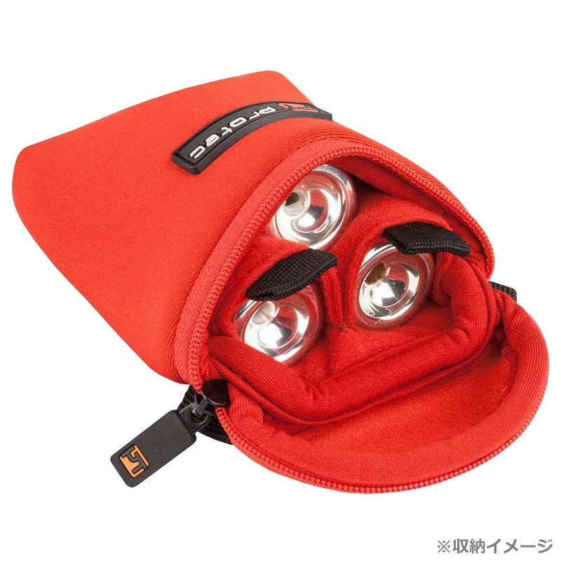 翌日配達 プロテック / N-219RX 3本用 マウスピースポーチ ネオプレン レッド PROT...