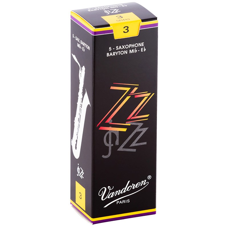 翌日配達 《硬さ：3》バリトンサックス用リード バンドレン ZZ(ジージー) 【宅配便発送】【正規輸入品】 VANDOREN (新品)