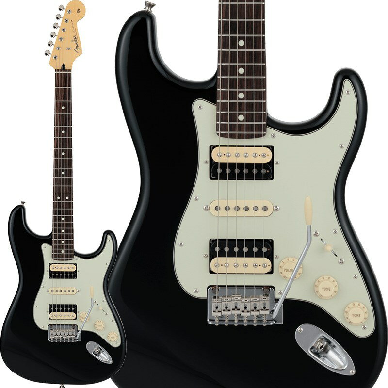 2024 Collection Hybrid II Stratocaster HSH (Black/Rosewood) Fender Made in Japan ()