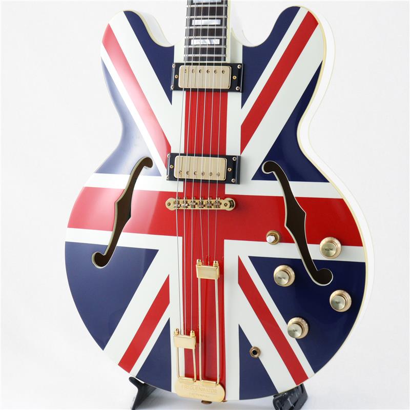 USED 中古 E212T Limited Edition Union Jack Sheraton(Alpine White)[SN.14111500547]エピフォン Epiphone (ユーズド 美品)