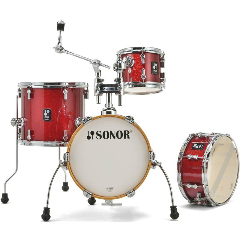 SN-AQXMIC RMS AQX MICRO Shell Set / Red Moon Sparkle 【シンバル ハードウェア別売】 SONOR (新品)