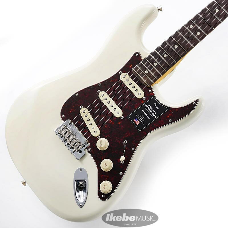 American Professional II Stratocaster (Olympic White/Rosewood) 【The Spring Summer 2026 Campaign】 Fender USA (新品)