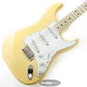 翌日配達 Yngwie Malmsteen Stratocaster (Yellow White) Fender Made in Japan (新品)