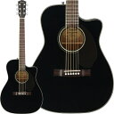 【緊急値下げ!!】【創業50周年大決算SALE】Fender CC-60SCE CONCERT (BLK) フェンダー Fender Acoustics (新品...