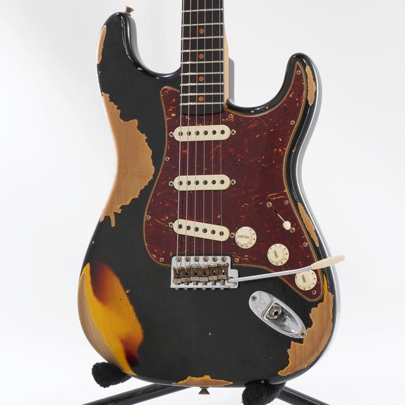USED 中古 2021 Limited Edition 1961 Stratocaster Heavy Relic Aged Black over 3-Tone Sunburst Roasted Maple Neck 2023 [SN. CZ566964] Fender Custom Shop (ユーズド 美品)（1枚目）