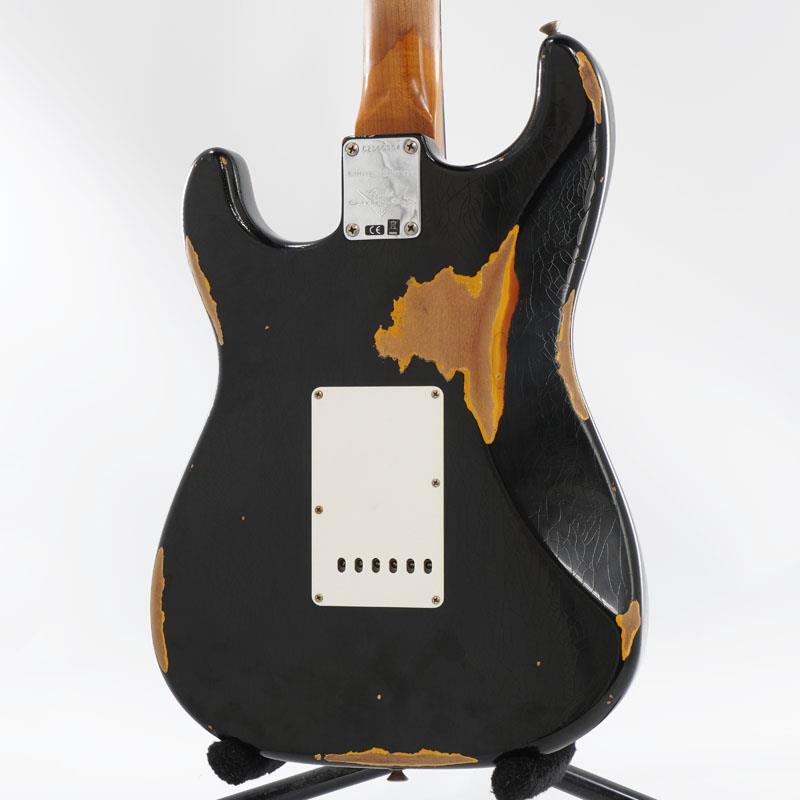 USED 中古 2021 Limited Edition 1961 Stratocaster Heavy Relic Aged Black over 3-Tone Sunburst Roasted Maple Neck 2023 [SN. CZ566964] Fender Custom Shop (ユーズド 美品)（3枚目）