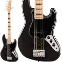 翌日配達 Affinity Series Active Jazz Bass V (Black Metallic/Maple) 【値上げ前旧価格品】 Squier by Fender (新品)