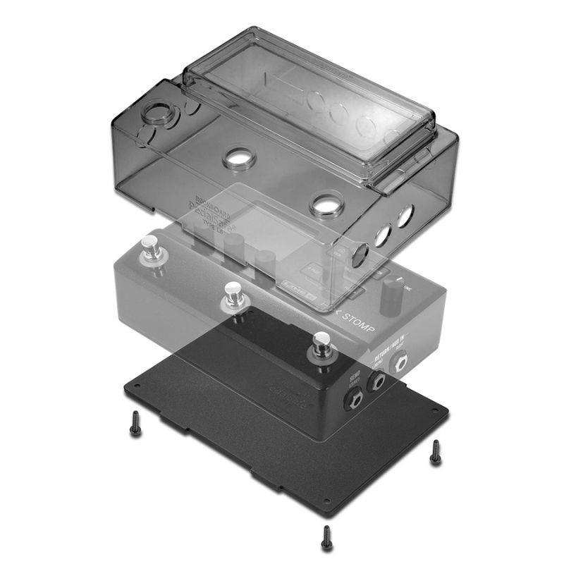 PedalSafe Type L6 - Protective Cover and Universal Mounting Plate for LINE6 HX Stomp pedals RockBoard (新品)