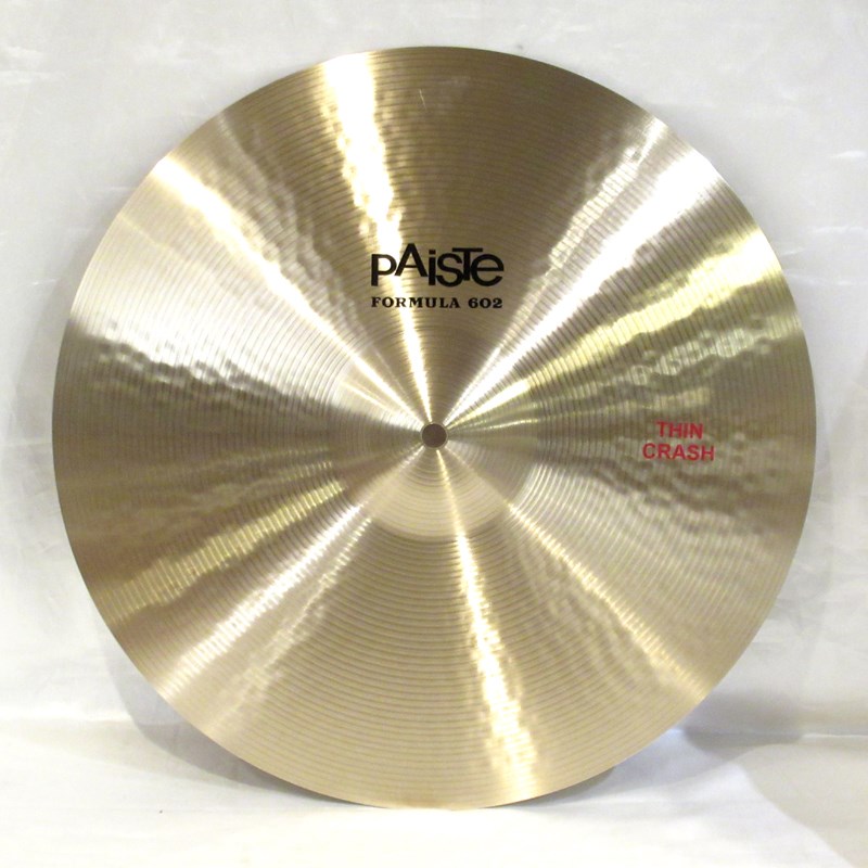 Formula 602 Classic Sounds Thin Crash 16 [970g]【店頭展示特価品】 PAiSTe (アウトレット 新品特価)