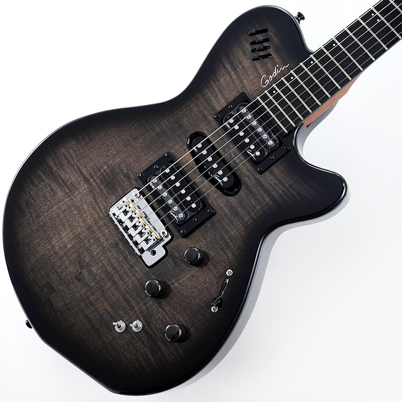 XTSA(Synth-Acces) Trans Black Flame 展示特価 Godin (アウトレット 新品特価)