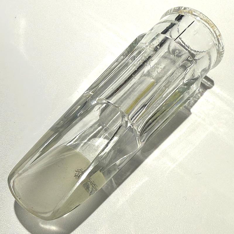 USED 中古 アルトサックス用マウスピース メーカー不明（POMARICO OEM?）ガラス製 ...